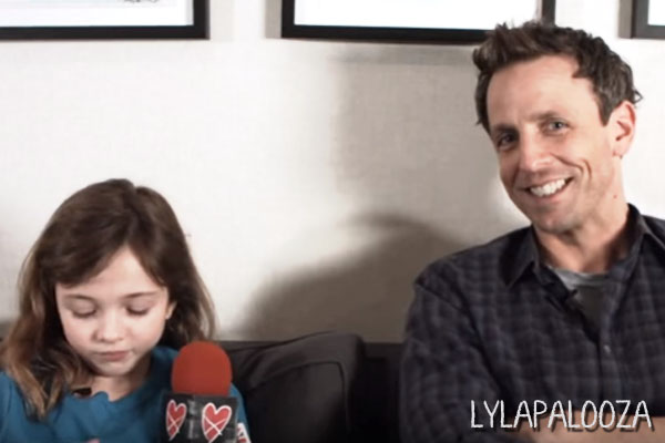 Lyla interviews Seth Meyers